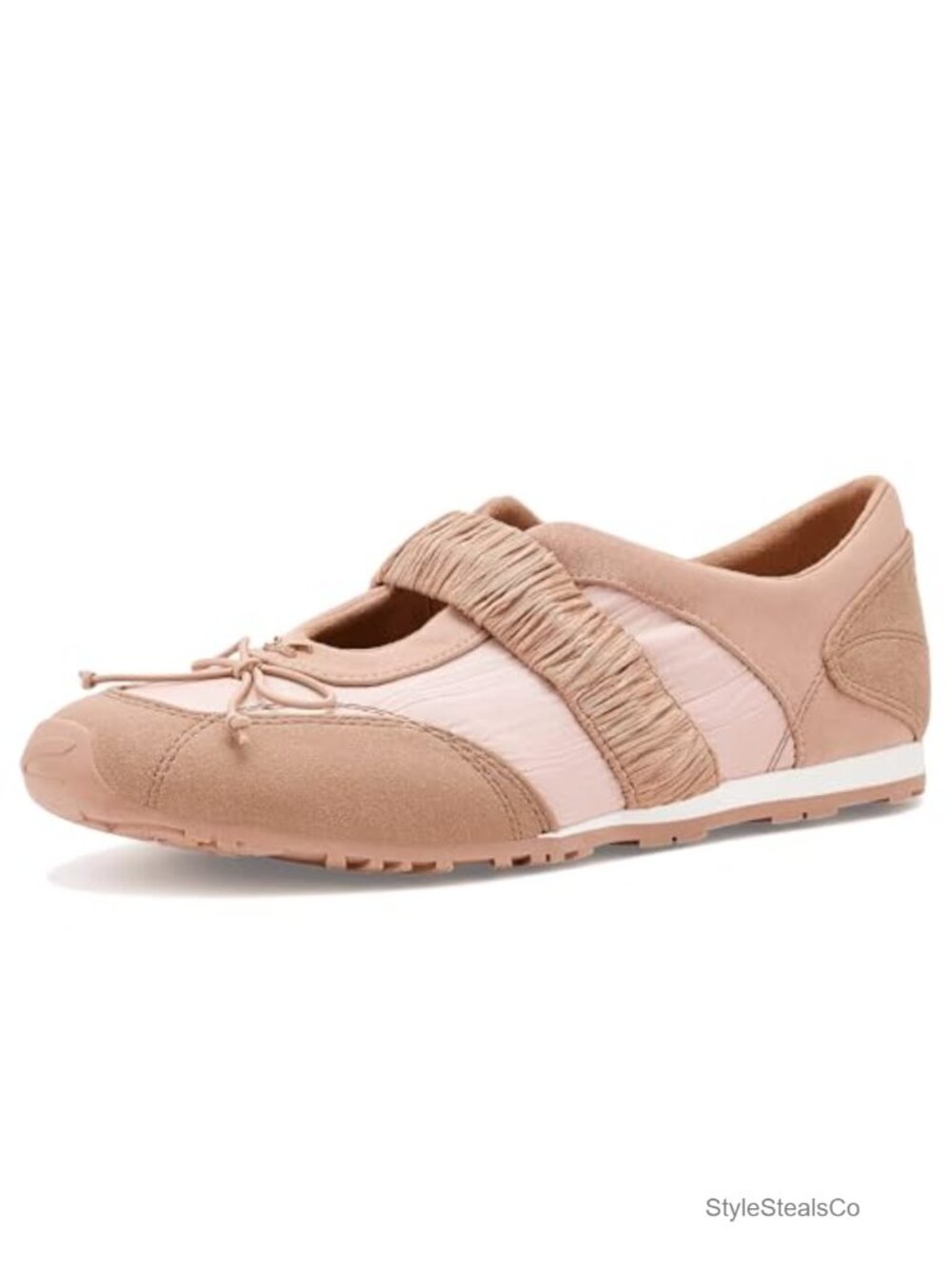 Women's Slip-On Ballet Sneaker Low Top Leather